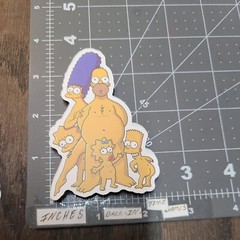 Awkward Simpsons Family Adult Humor Sticker For Guitar Laptop Phone Mat90b
