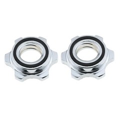 Barbells Hex Nut 2PCS 1nch/25mm Spin Lock Collar Screws Dumbbell Spinlock Col…