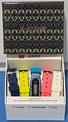 NEW B-Active Fitness Tracker Interchangeable Bands No App Need Battery Operated
