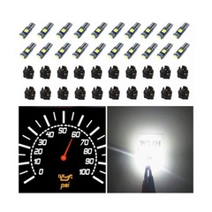 WLJH 74 Led Bulb Dash Lights Super Bright T5 2721 37 70 286 Wedge PC74 Twist …