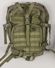USCCA Military Green Tactical Backpack Bugout Bag Adjustable Straps Multi Pocket