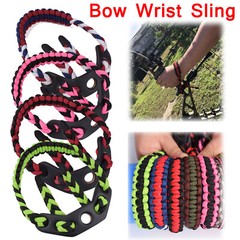 Archery Bow Wrist Sling Strap Braided Compound Bow Adjustable Paracord Cool New
