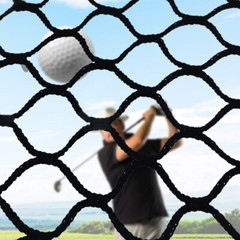 Heavy-Duty Golf Practice Net Impact Netting Black Backyard Sports Practice Nets!