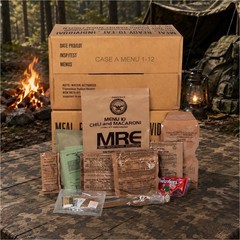 MRE CASE A & CASE B U.S. Military Meals Ready to Eat Be prepared for emergencies