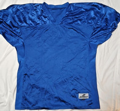 INTENSITY Football Jersey, Royal Blue Dazzle/Mesh, Adult 2X/3X, NEW!