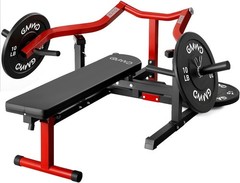 Chest Press Machine Adjustable Flat Incline Bench Independent Arms GMWD Workouts