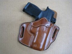 Azula Leather 2 Slot Belt Holster For Pistols With Optic Mounted .. Choose Gun