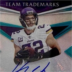 Panini 2020 Limited Harrison Smith Team Trademarks Auto TT-HS /5 Vikings