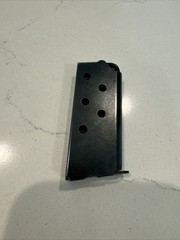 FN Browning Firearms 25ACP 6 Round Magazine Baby Browning Mag Clip Blued