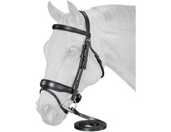 Equitare English Bridle Cadence Dressage Leather Black 22-8350