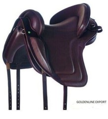 Spanish Treeless Saddle on DD leather With Cow Softy Size 14 » to 18″ inch