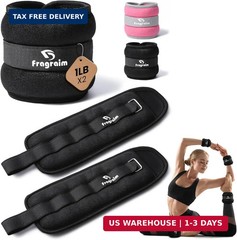 Ankle Weights, 1 LBS 1 Pair Wrist Leg Arm Weights for Women, Kids a