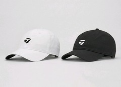 TaylorMade Golf LS T-Bug Hat White/ Black Men’s Adjustable OSFM Strapback Buckle