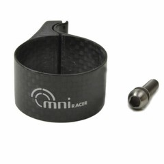 OMNI Racer FULL Carbon Front Derailleur Adapter Clamp Parlee 34.9-35mm MATTE