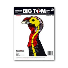 Thompson Target – Life-Size Turkey – 9″x12″ Hunting & Shooting Targets