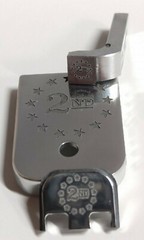 Rear Slide Plate, Magazine Base Plate & Mag Release, Fits Glock, 2ND AMENDMENT