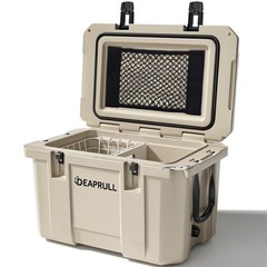 60 Quart Hard Cooler, Insulated Ice Chest Box Holds Ice for up to 6 Days, Por…