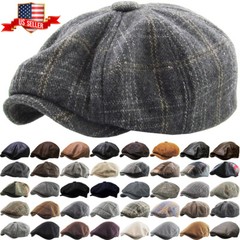 Mens Ivy Hat Golf Driving Ascot Winter Flat Cabbie Newsboy