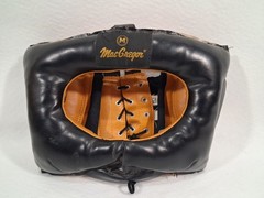 macgregor hh-12 face saver boxing headgear bar face mask Taiwan roc 1980s vtg