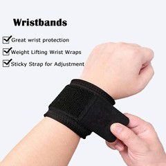 Wristbands Weight Lifting Wrist Wraps Gym Training Support Straps Adjustable