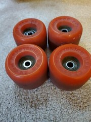 Used Vintage Kryptonics Skateboard Wheels. Used but usable! 60mm 63.5 csi