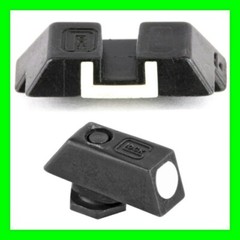 Glock OEM Fixed Steel Front, 6.1mm Rear Sight 17 19 22 23 26 27 34 35