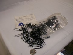 Rosco Stainless Coastlock Snap Sampo 200lb Test Black Sz 35 USA Made 100 Count