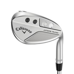 LEFT HANDED CALLAWAY JAWS RAW CHROME SAND WEDGE 56°-10° (BOUNCE) S GRIND STEEL W