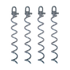 Screw in Ground Anchor – securing Tent, Canopy, Trampoline, Soccer Goal & More