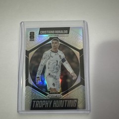 2026 Panini Prizm World Cup Christiano Ronaldo Trophy Hunting Silver Prizm #17