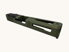 Viper For Glock 17 custom Slide Gen 3 NEW cerakote upper stripped Croc. Green