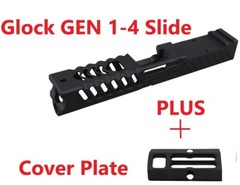 Gen 4 Stripped MKII Bullnose RMR Cut Slide For Glock 19 Gen 1,2,3,4 G19 9MM