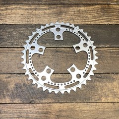 Vintage Stronglight 40T Chainring 85 BCD NOS 5-Arm Silver Aluminum 40 Tooth