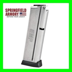 Springfield 1911 EMP Compact 9 Round OEM Stainless Magazine 9rd 9mm Mag PI6070