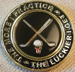 Unbelievable Magnetic Ben Hogan Pocket Coin With removable Golf Ball Marker