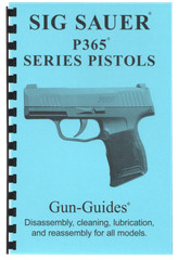SIG SAUER P365 PISTOL Manual Book Guide FULL Disassembly Reassembly 365 – NEW