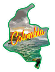 Colombia Sticker Decal