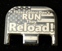 Rear Slide Cover / Magazine Base Fit All Glock Many Colors THESE COLORS DONT RUN