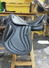 Leather Dressage Double Flap Changeable Gullets Saddle