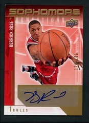 2009-10 Derick Rose Auto 174/199 Auto Upper Deck Sophomore Autographs