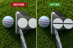 Odyssey White Hot 2 Ball Putter OG – Alignment Line Insert Upgrade Golf Aid