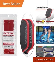 Stylish Red Protective Tapes for Pickleball Paddles – Multiple Sizes Available