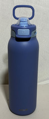 Ello Baby Blue 32 fl oz Water Bottle Flip Lock Lid w/ Straw & Handle