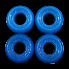 Kryptonics CSI Skateboard Wheels – 63mm 85A – 1980s NOS Blue Vintage Never Used