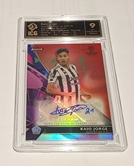 2021/22 Topps Finest UEFA Champions League Soccer Red Auto Kaio Jorge 1/5