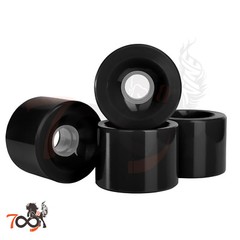 Cal 7 60mm 83A Cruiser Skateboard Wheels Solid Black (4pcs)