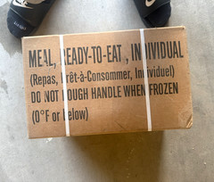 MRE Meal Ready-To-Eat Individual Rations Case A Menu 1-12, 12-Pack Exp 03/2027