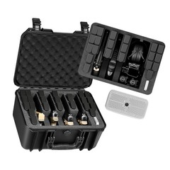 Uimoso Hard Pistol Case with Foam Interior for Secure Storage, 15.9×12.5×7.5 in