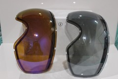 NIB ELECTRIC SNOW GOGGLE EG2 ( 2 LENSES ) COLOR BRONZE BLUE AND GREY LENSES