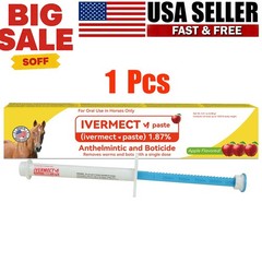 1 Pack In Box Paste Horse Dewormer Apple Flavor wormer EXP1/2028